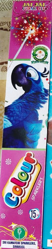 15 CM COLOUR SPARKLER 10 Pcs
