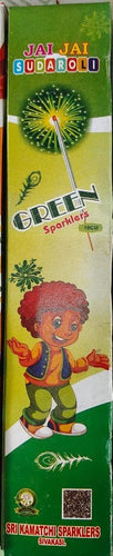 10 CM GREEN SPARKLER 10 Pcs